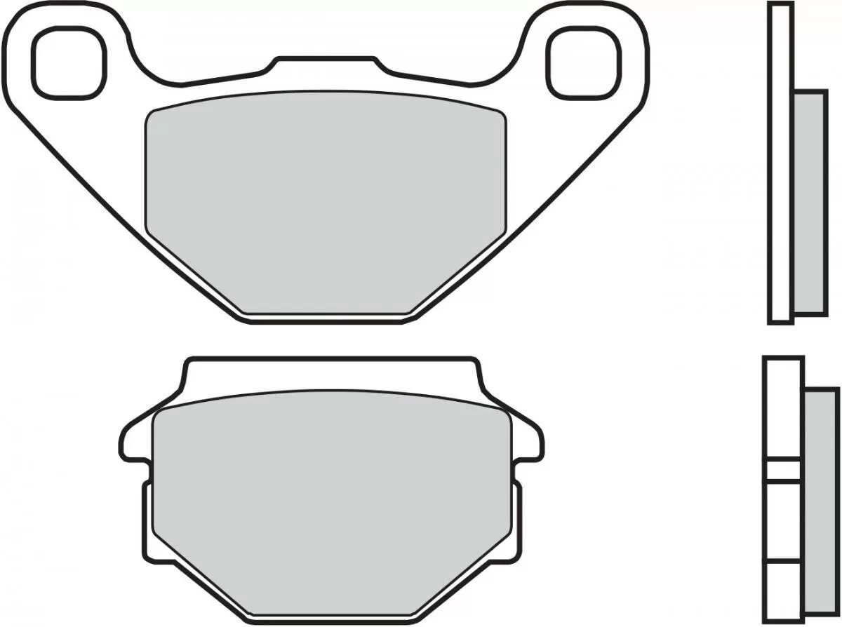 Brembo 07014CC Brake Pads Organic Scooter 