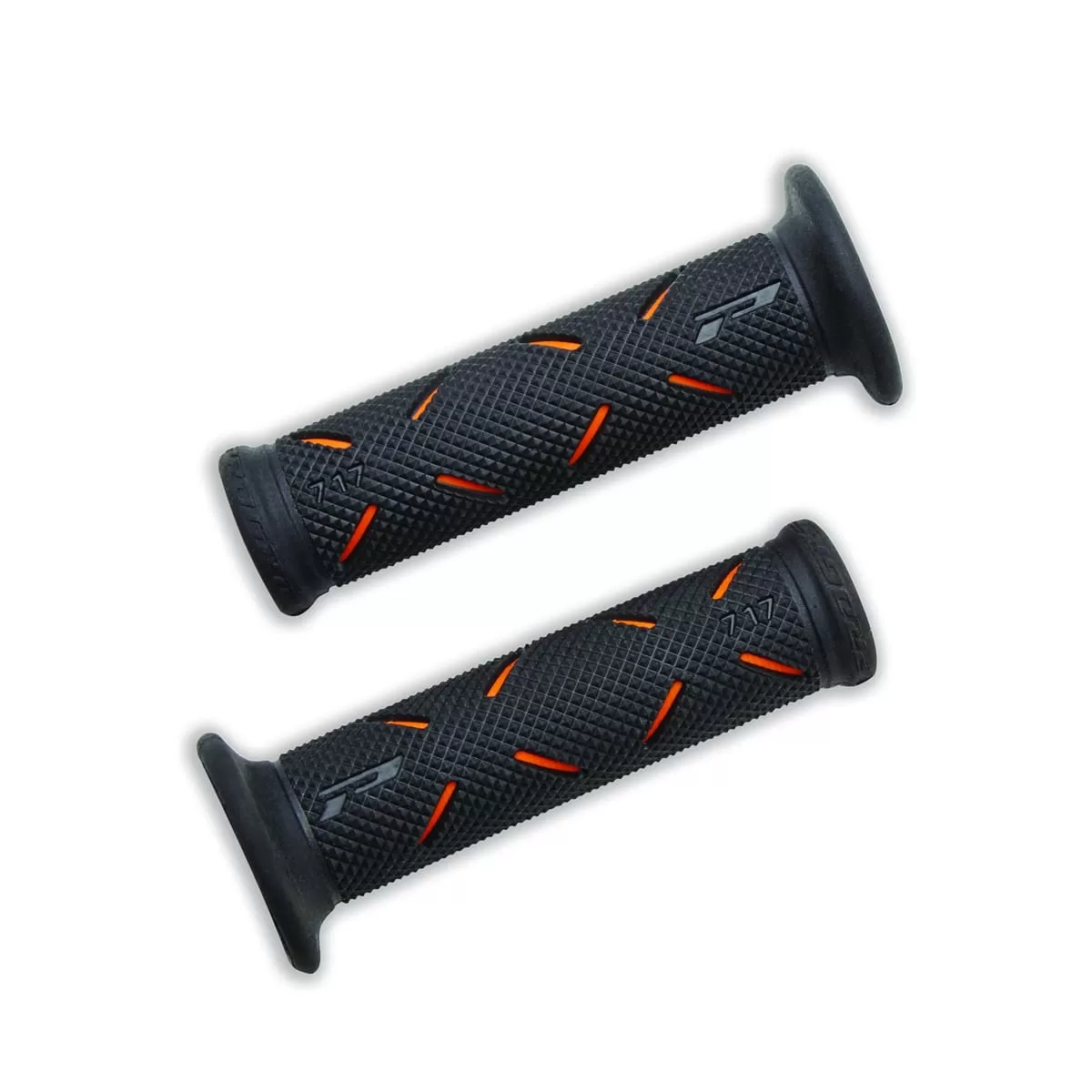 Ducati PAIR OF PROGRIP 717 HANDGRIPS ORANGE/BLA 96280611AB