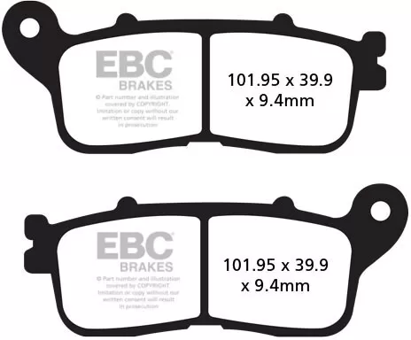 EBC HH Sintered Brake Pads FA636HH