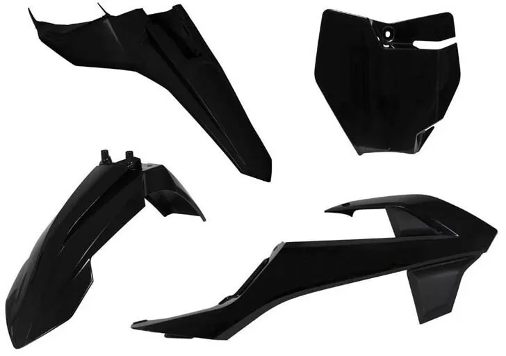 Rtech Plastics Kit 4-Piece Black KTM SX 65