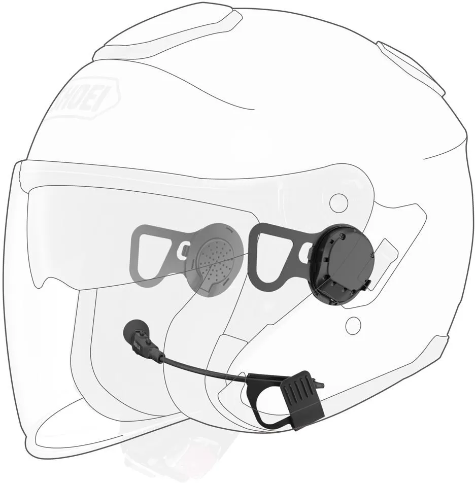 10U BT HEADSET, SHOEI J-CRUISE