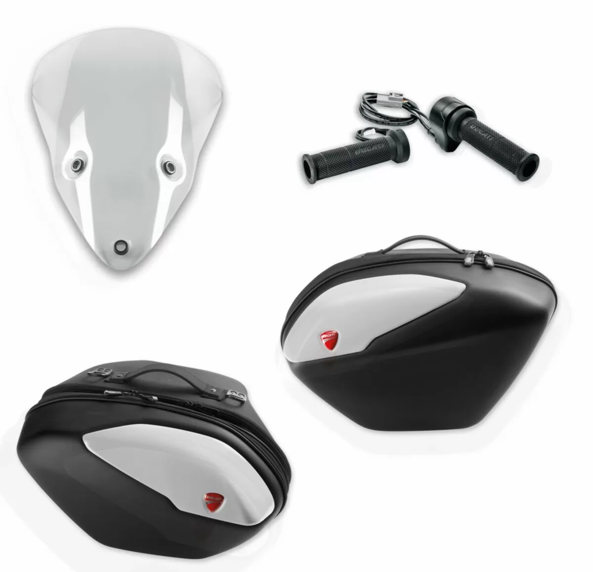 Ducati Touring Accessories Package Arctic Silk White SuperSport