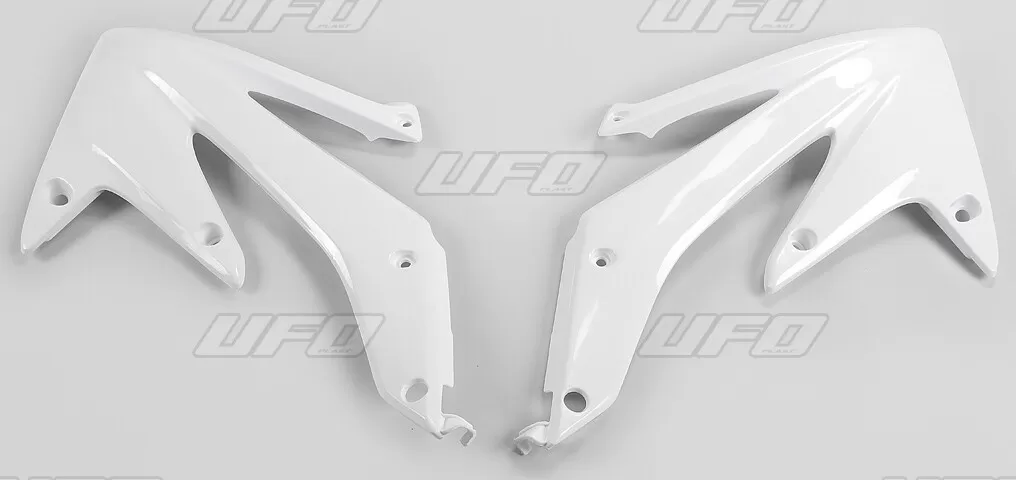 UFO Radiator Covers CRF450R White