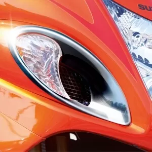 Suzuki Air Intake Decoration Set Chrome Hayabusa GSX 1300 R (08-17)