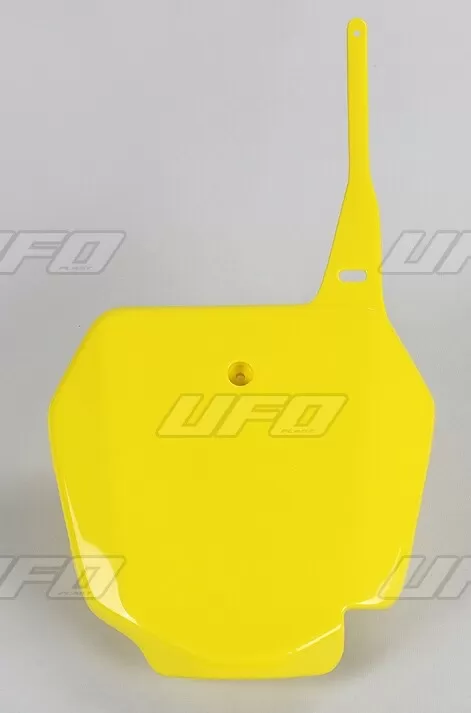 UFO Front Number Plate Suzuki RM85 Yellow