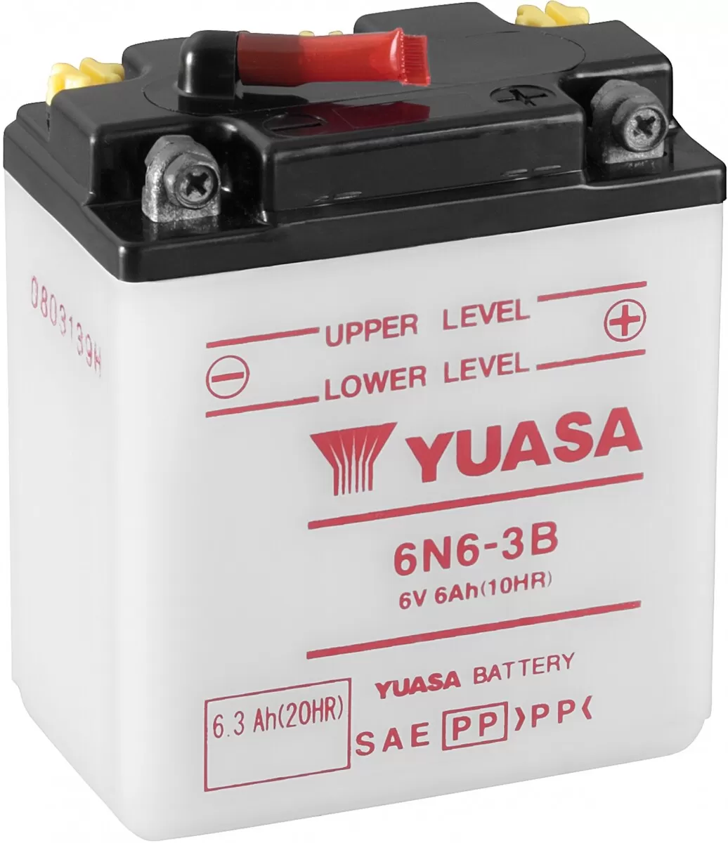 Yuasa Battery 6N6-3B(DC)