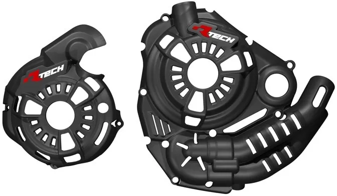 Rtech Side Engine Protectors Black Yamaha Ténéré 700