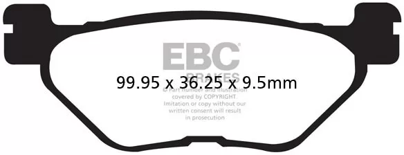 EBC Semi Sintered Brake Pads FA319/2V
