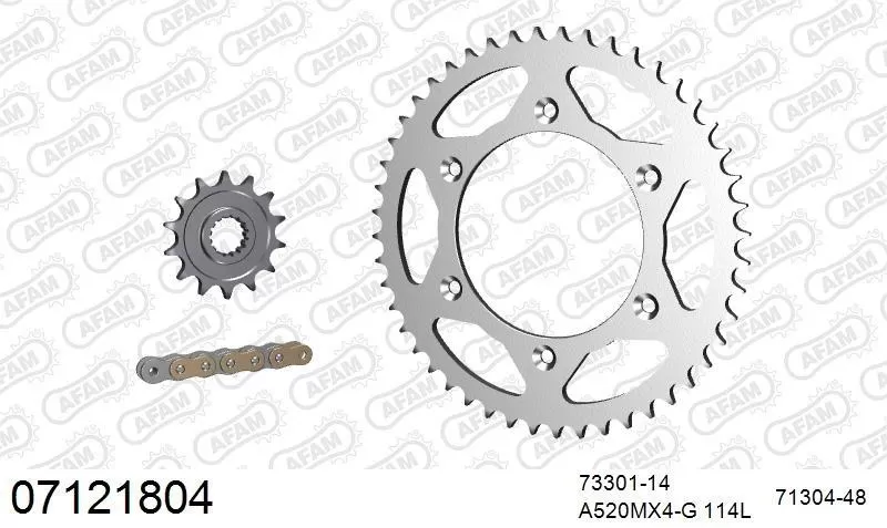 AFAM Chainset - Steel