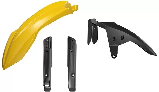 Rtech Front Fender Kit Yamaha T7 Yellow/Black