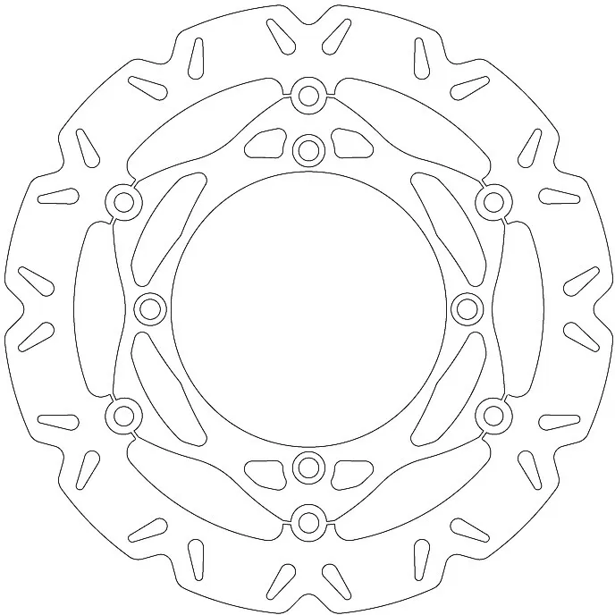 EBC SMX Supermoto Brake Disc Kit 320mm SMX6010