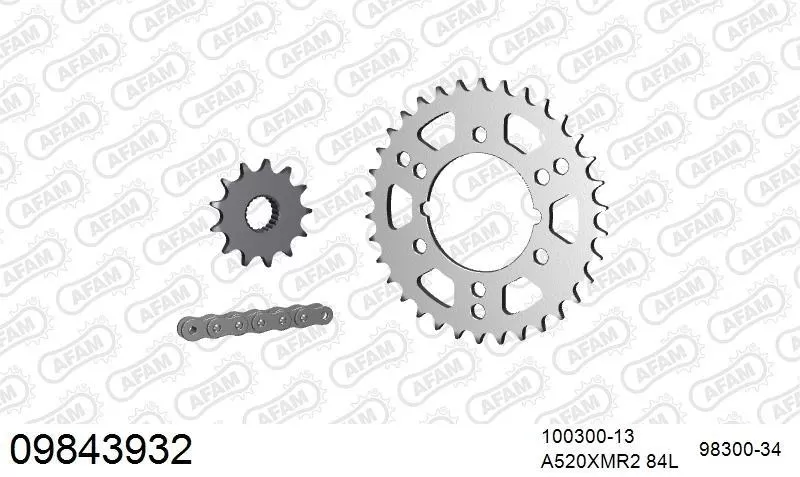 AFAM Chainset - Steel