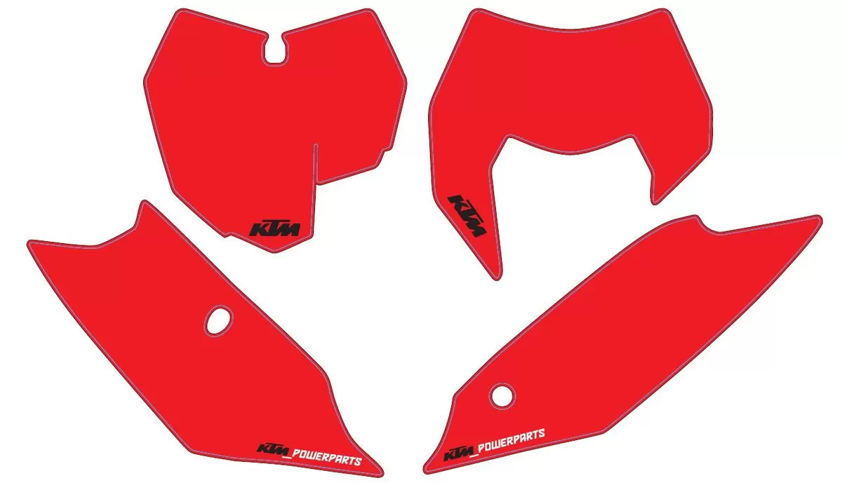 KTM Start Number Backgrounds