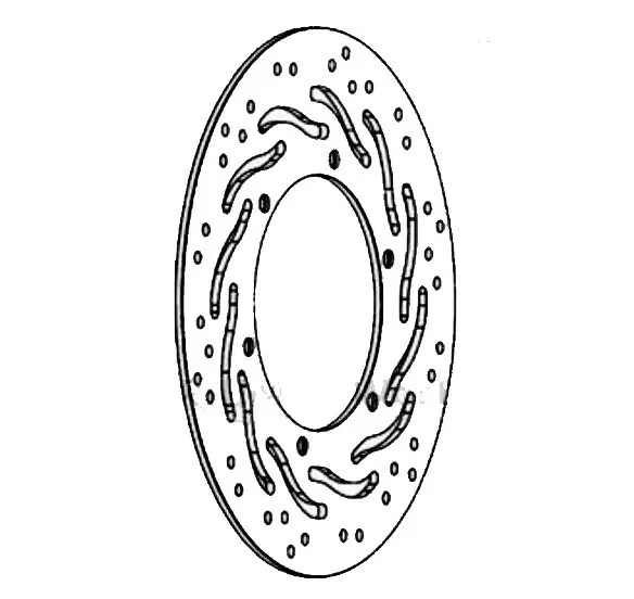 Triumph Brake Disc Front Right T2023345