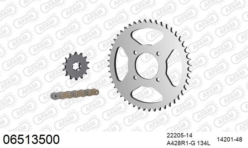 AFAM Chainset - Steel