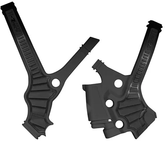 Rtech Plastic Frame Protectors Black YZ 85 2022-23