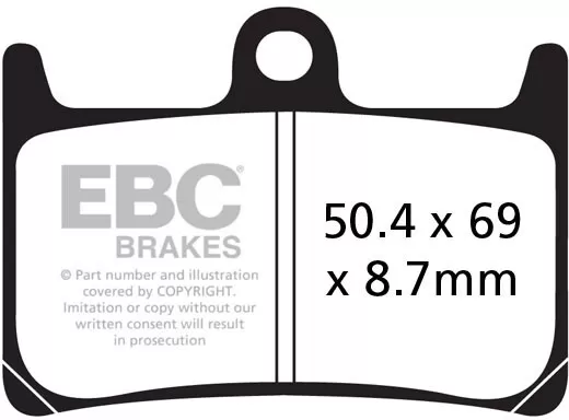 EBC GPFAX HH Sintered Race Brake Pads GPFAX380HH