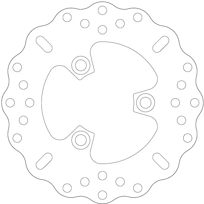 EBC Solid Wave Brake Disc MD3111C