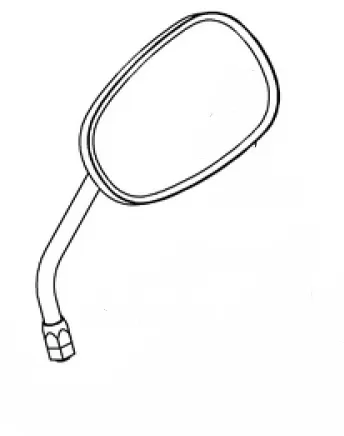 Kawasaki Mirror right 56001-0199