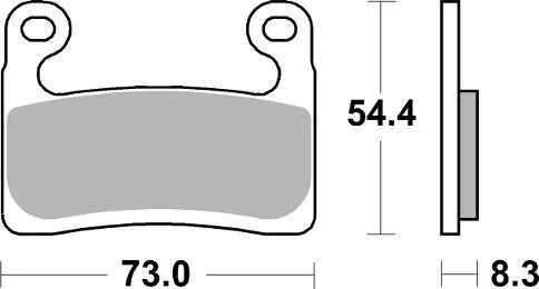 960DS-1 BRAKE PADS SINTER RACING