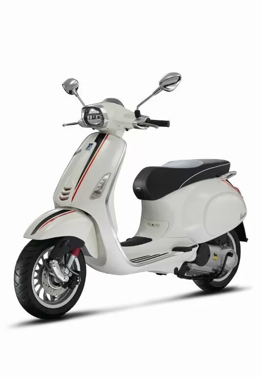 Vespa "Sport" Stickers - Black/Red Sprint 125 (18-)