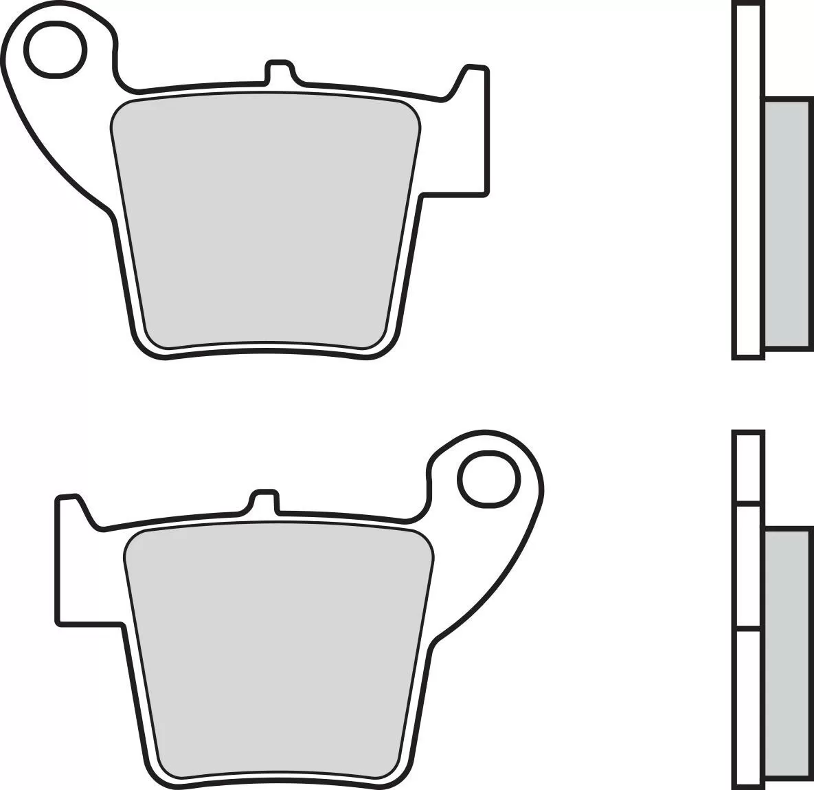 Brembo 07HO48SD Brake Pads Sinter Off Road 