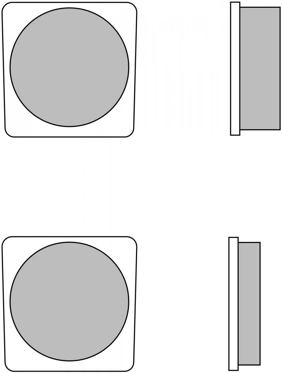 Brembo 07YA0527 Brake Pads Organic Genuine Street 