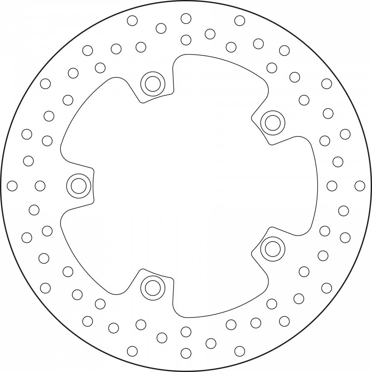 Brembo Brake Disc 68B407C6 260X5