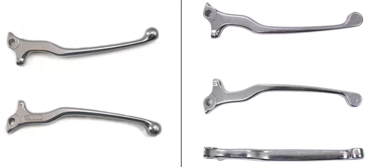 2TORQ Brake & Clutch Lever Set Silver AGDS633