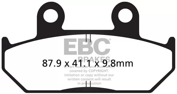 EBC Organic Brake Pads FA124/2