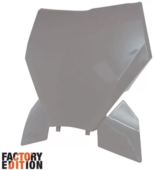 Rtech Front Number Plate Quantum Grey SX 125-250-300 2023