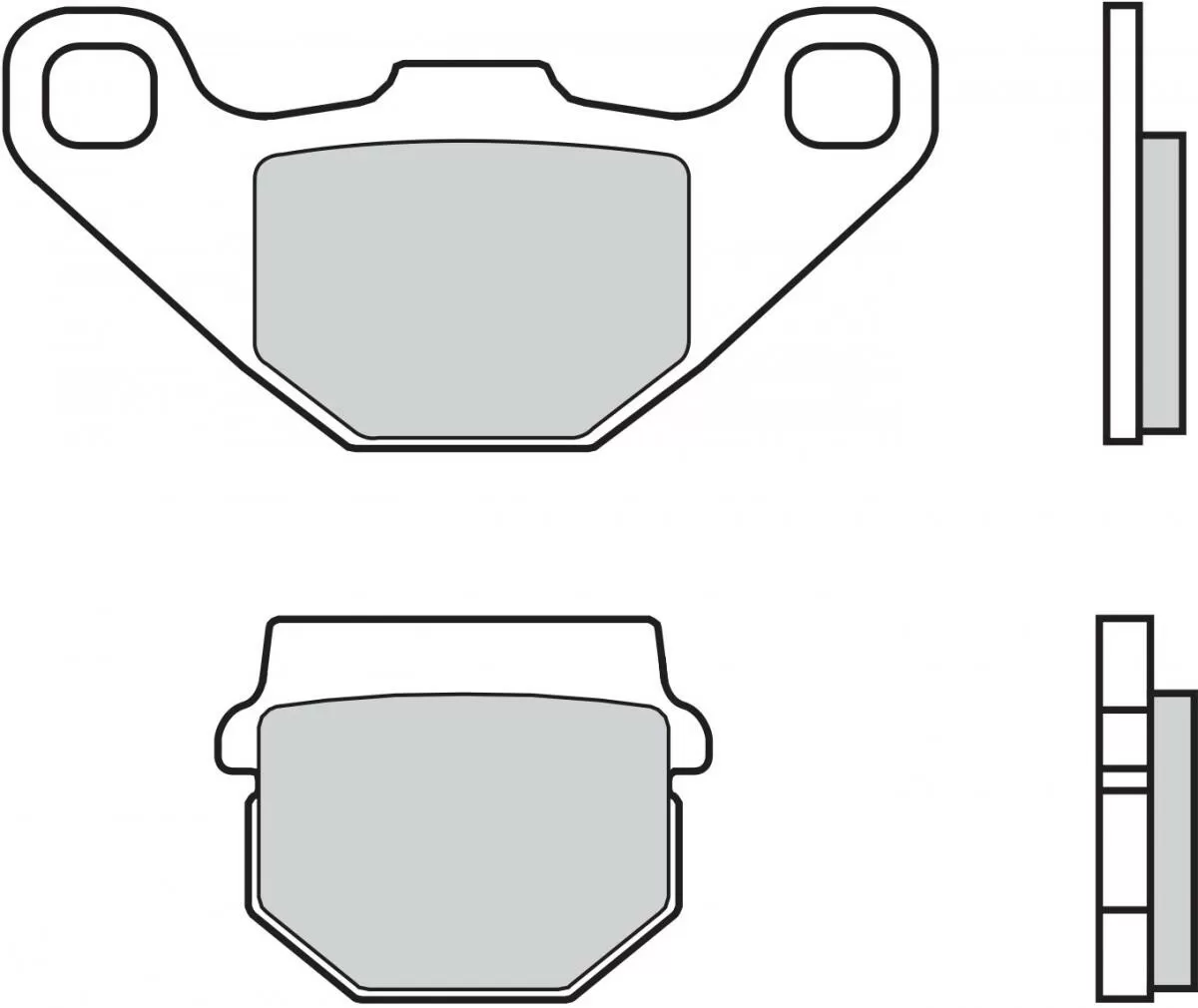 Brembo 07KA07SD Brake Pads Sinter Off Road 
