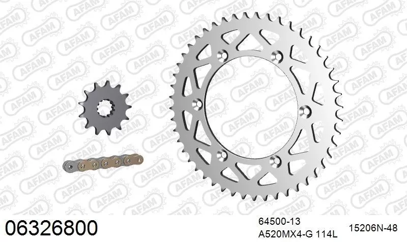 AFAM Chainset - Aluminium