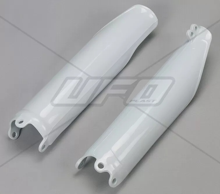 UFO Fork Slider Protectors Honda CRF250/CRF450R White
