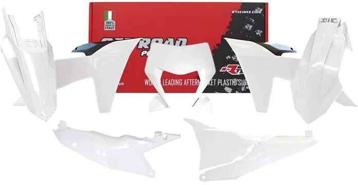 Rtech Plastic Kit 6-Piece KTM Orange/White