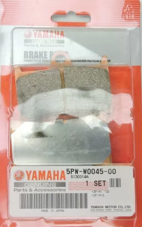 Yamaha Brake Pads Front 5PW-W0045-00-00