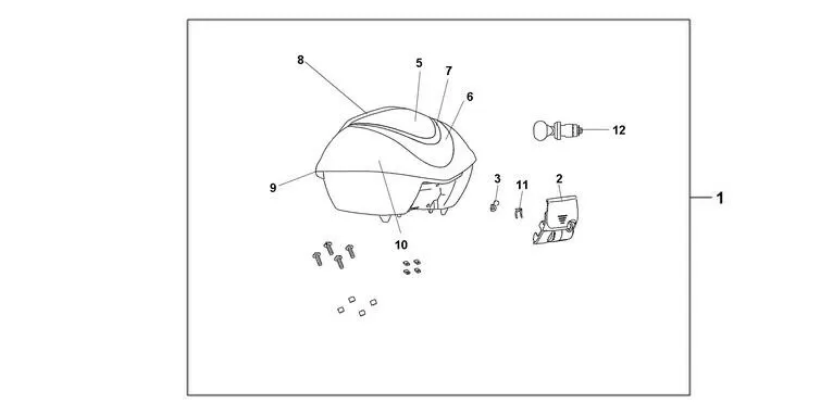 Honda Top Box (35L-Ktg)