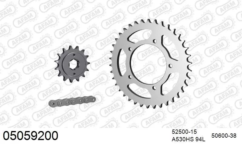 AFAM Chainset - Steel