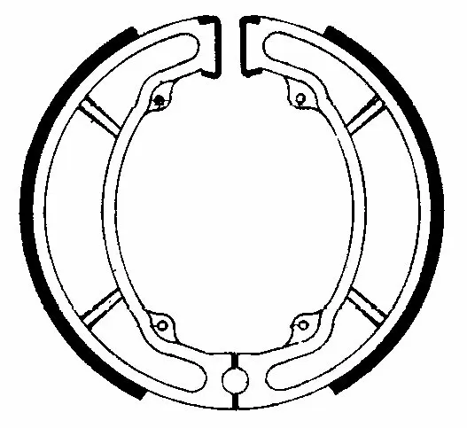 Ferodo FSB841 Brake Shoes 
