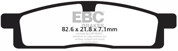 EBC Organic Brake Pads FA119TT