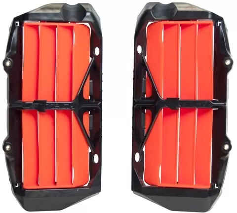 Rtech Oversize Radiator Louvres KTM Orange