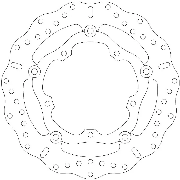 EBC Floating Wave Brake Disc MD2119XC
