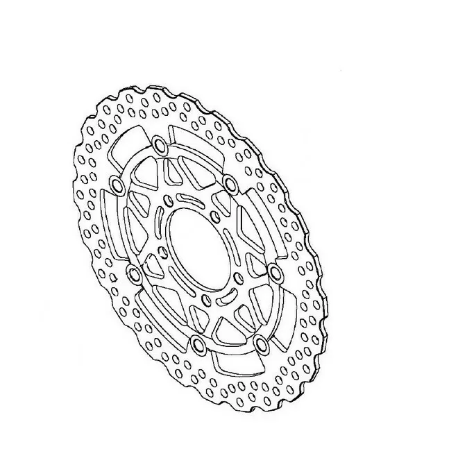 Kawasaki DISC FR HOUSING BLK+DISC ZR1000FEF