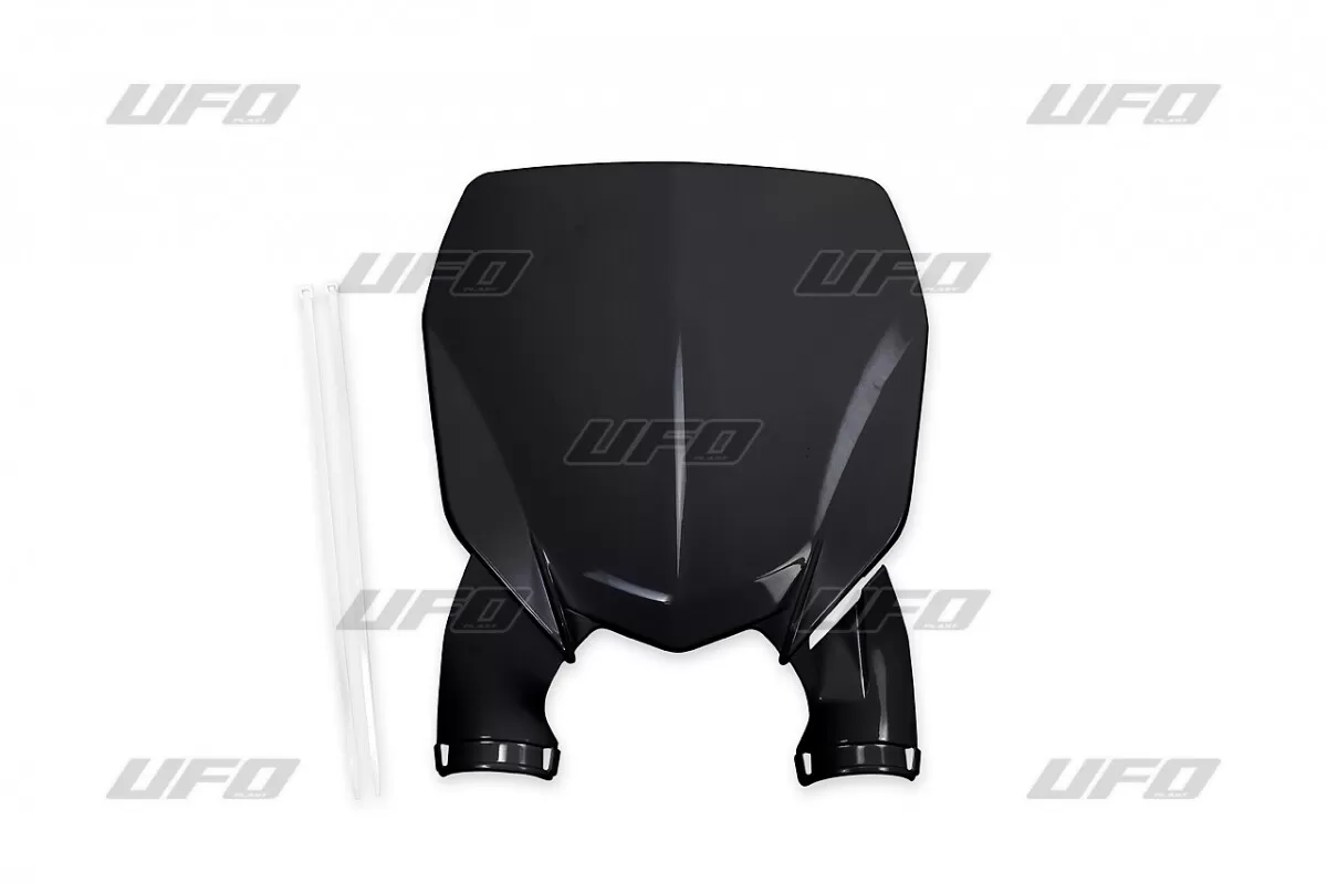 UFO FRONT NUMBER PLATE STADIUM YAMAHA BLACK