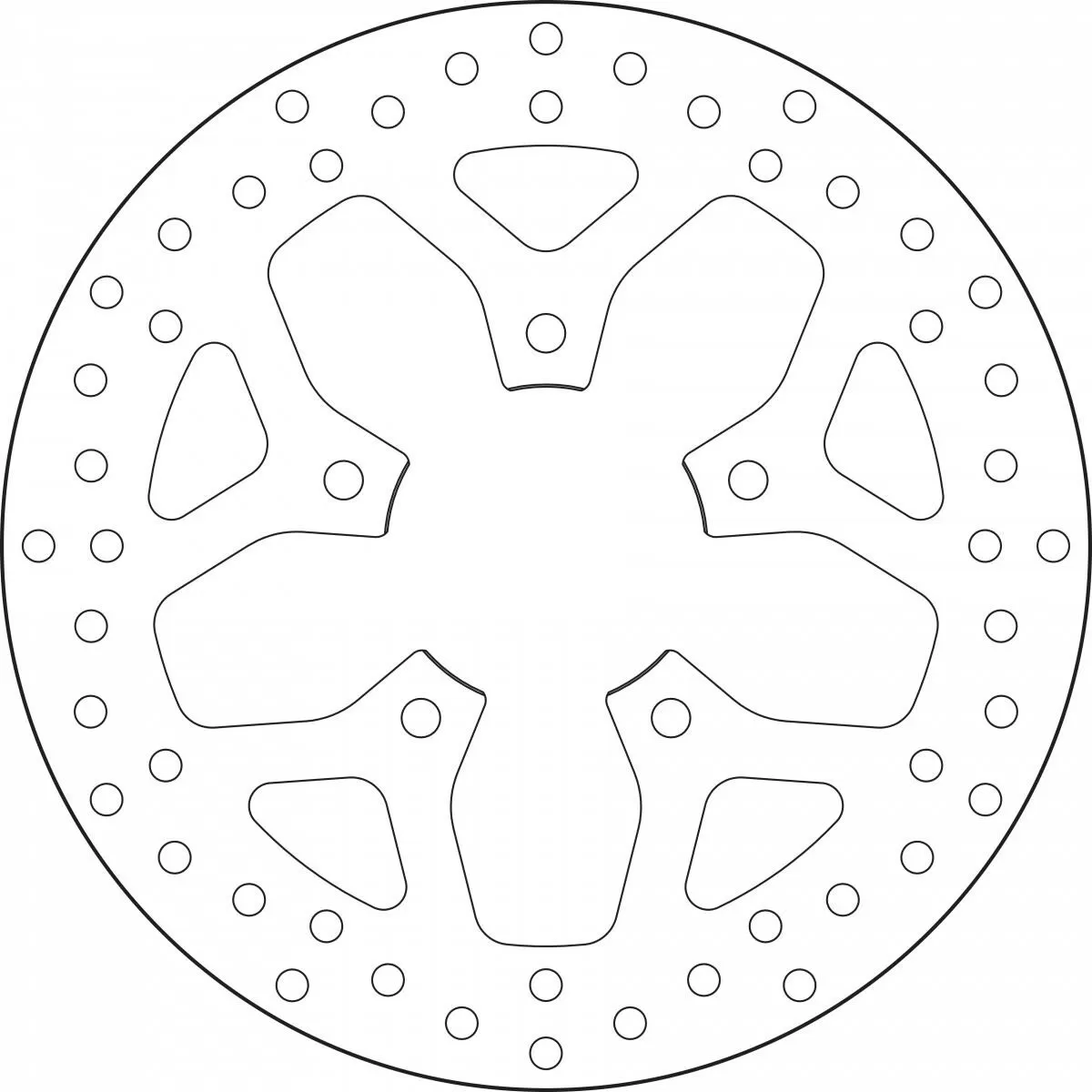 Brembo Brake Disc 68B407K7 240X4