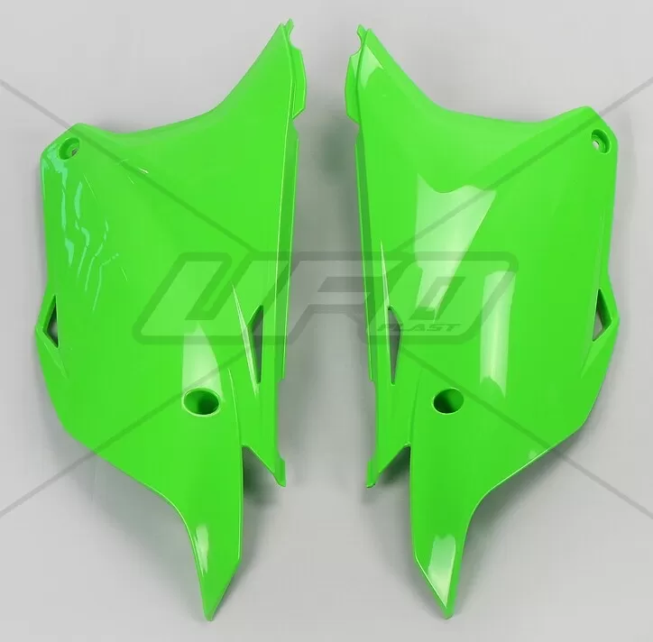 UFO Side Panels Kawasaki Green KX85 14-16