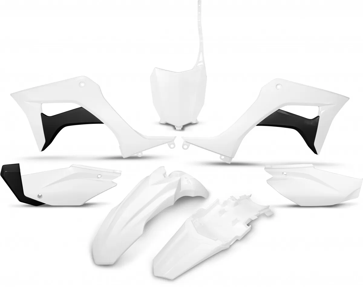 UFO Plastic Kit White Honda CRF 110