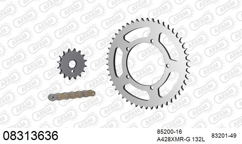 AFAM Chainset - Steel