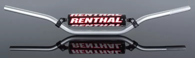 Renthal 799 Padded Handlebar 22mm Silver 799-01-SI-01-185