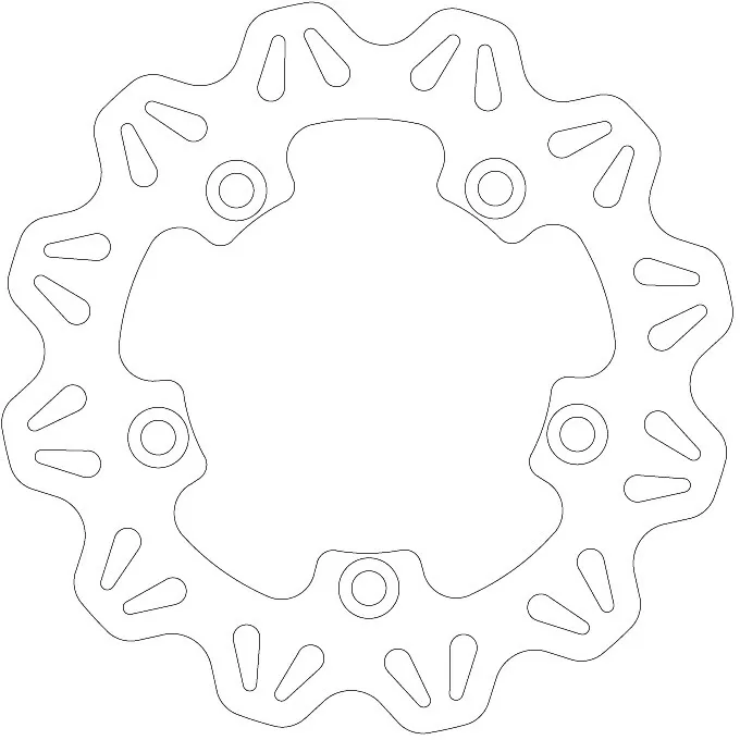 EBC Vee-Rotor Solid Rear Brake Disc VR3106